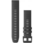 Garmin řemínek QuickFit 22, silikonový, tmavě šedý, černá přezka 010-12863-22 – Hledejceny.cz