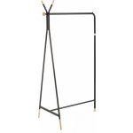 Věšák na oblečení ASHER - černý – Zboží Dáma