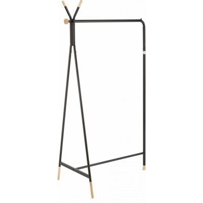 Věšák na oblečení ASHER - černý – Zboží Dáma