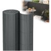 PVC zástěna 1x3 m na balkon plot SPRINGOS GA0244 šedá