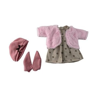 Plejo šaty, kabátek, čepička pro panenku 40 - 43 cm – Zbozi.Blesk.cz