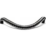 Blingyourhorse Třpytivá čelenka na uzdečku CRYSTAL & černá SUBTILE Hnědá – Zboží Dáma