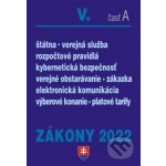 Zákony 2022 V/A Verejná správa, Štátna a verejná služba - Poradca s.r.o. – Hledejceny.cz