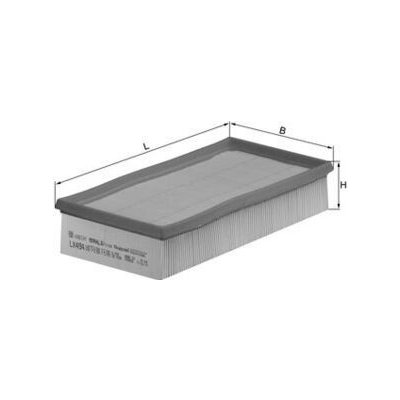 Vzduchový filtr MAHLE LX 494 – Hledejceny.cz