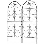 Kovová pergola Outsunny mřížka 120 cm – Hledejceny.cz