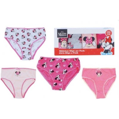 Dívčí kalhotky Minnie Mouse 4 ks v dárkovém balení – Hledejceny.cz