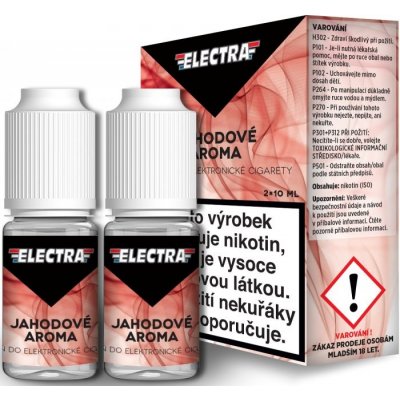 Ecoliquid Electra 2Pack Strawberry 2 x 10 ml 18 mg – Zbozi.Blesk.cz