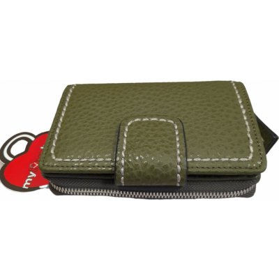 Gianni Conti dámská kožená peněženka střední zelená 2868105 PISTACHIO