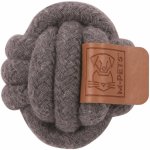 M Pets Coto bavlněná hračka míč šedý 6,5 cm – Zboží Dáma