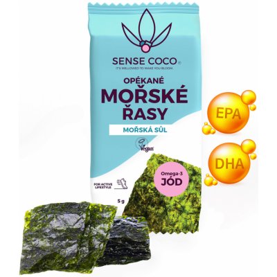 Sense Coco Opékané mořské řasy s mořskou solí 5 g – Zboží Dáma