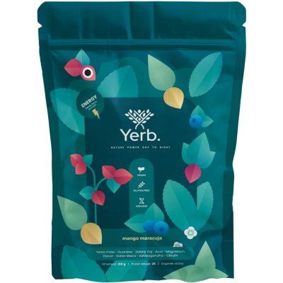 Yerb Přírodní Energetický Nápoj Mango Maracuja 0,2 kg – Zboží Dáma