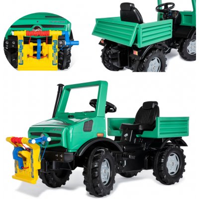 Rolly Toys šlapací auto Mercedes UNIMOG FORST 038244 s navijákem – Zbozi.Blesk.cz