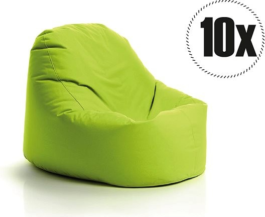 SakyPaky 10 sedacích vaků Klííídek limeta