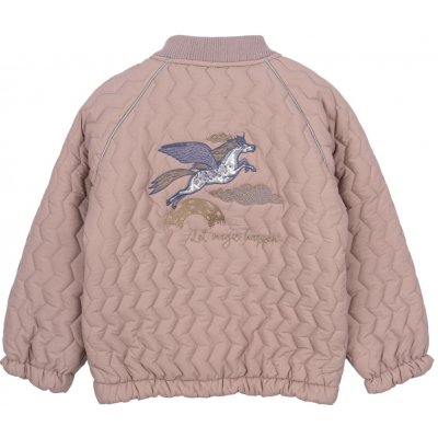 MIKK LINE Voděodolná bunda s jednorožcem Růžová – Zboží Dáma