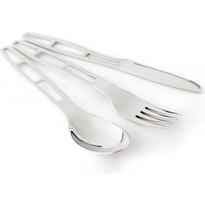 GSI Outdoors Stainless 3 pc. Cutlery Set 160mm – Zboží Dáma
