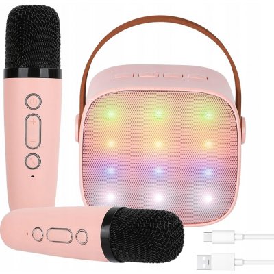 MIKROFON BEZDRÁTOVÝ KARAOKE REPRODUKTOR BLUETOOTH SET – Zboží Mobilmania