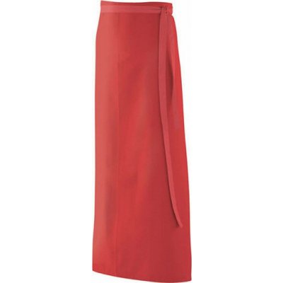 Exner Zástěra s látkovým pásem po celé délce 100x100cm 220 g/m Červená EX103 – Hledejceny.cz