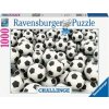 Puzzle Ravensburger Challenge collection Football balls 1000 dílků