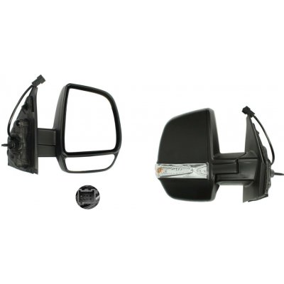 ZPĚTNÉ ZRCÁTKO PRAVÉ CARGO FIAT DOBLO (152/263), 01.10-12.14, OPEL COMBO, 11.11-12.18, FIAT DOBLO (263), 01.15- OE: 95525883, 95524750, 735497873, 735 POLCAR | Zboží Auto