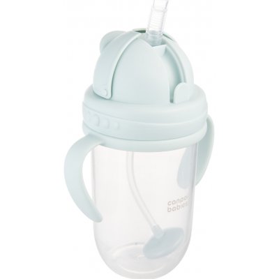 Canpol babies hrneček nevylévací se slámkou a závažím 270ml zelená – Zbozi.Blesk.cz