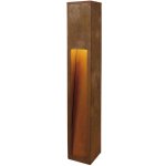 SLV 233457 RUSTY 80 LED SLOT rezavá hnědá svítidlo zahradní sloupek hranatý asymetrické – Hledejceny.cz