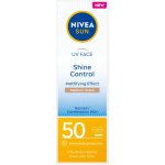 Nivea UV Face Shine Control Cream zmatňující pleťový krém na opalování SPF30 50 ml – Zboží Mobilmania