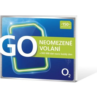 O2 Předplacená karta GO Neomezeně – Zboží Mobilmania