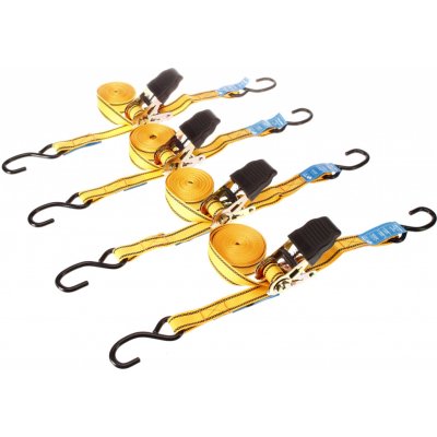 TOLSEN Upínací ráčnový popruh 5 m, 4 ks 62254 | Zboží Auto