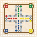 Dřevěný svět online Dno/víko čtverec 20x20 cm Člověče nezlob se – Zboží Dáma Dřevěný svět online Dno/víko čtverec 20x20 cm Člověče nezlob se – Zboží Dáma