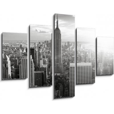 Obraz pětidílný 5D - 150 x 100 cm - New York skyline Panorama New Yorku – Zboží Mobilmania