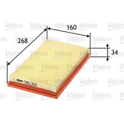 Vzduchový filtr VALEO 585359 – Hledejceny.cz