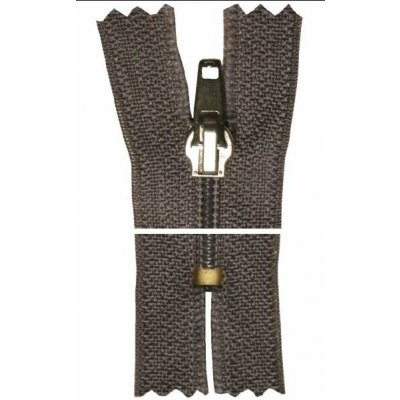 Spirálový zip, nedělitelný - 25cm - tmavě šedý - WICO - BALENÍ 10 ks – Hledejceny.cz