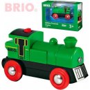 Dřevěný vláček Brio Elektronická lokomotiva zelená