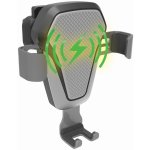 COMPASS Držák telefonu LUKE-V bezdrátové nabíjení 10W silver