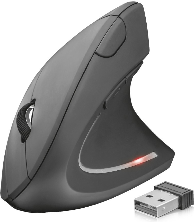 TRUST - Mouse ergonomico verticale con filo bayo - 24635