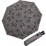 Doppler Mini Fiber Shopping dámský skládací deštník sv.šedý – Zboží Mobilmania