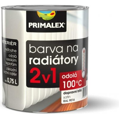 Primalex Barva jednovrstvá 3v1 bílá – 0,75 l – Zboží Mobilmania