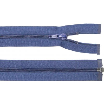 Spirálový zip no.5 rozepínací 60cm - více barev color: 748 modrofialová – Hledejceny.cz