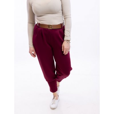 Dámské kalhoty REAL Vínová – Zboží Dáma