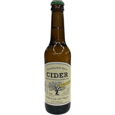 Kácov CIDER Řemeslný dvůr polosuchý 4,5% 0,33 l (sklo) – Sleviste.cz