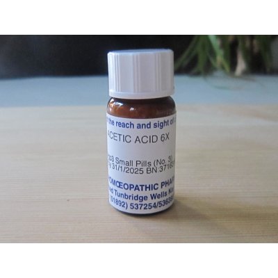 Helios Homoeopathy Ltd Acetic acid 6X 4 g