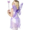 Karnevalový kostým Křídla a hůlka fialová