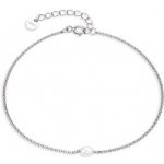 NUBIS Stříbrný náramek s přírodní perlou NB-1311 – Zbozi.Blesk.cz