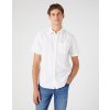 Pánská Košile Wrangler pánská košile SS 1 PKT shirt white