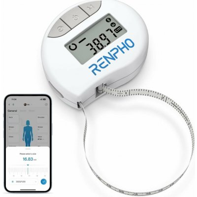 RENPHO Chytrý tělesný metr BMF01 PEU-RF-BMF01-WH – Zboží Mobilmania