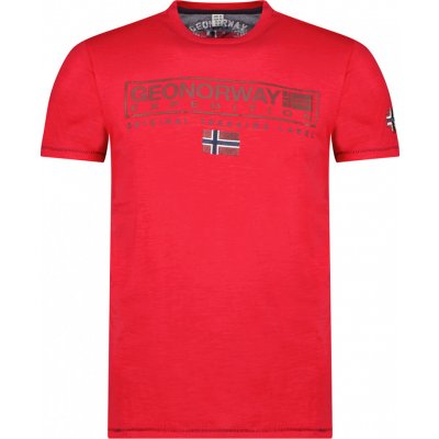Geographical Norway tričko pánské JASIC červená