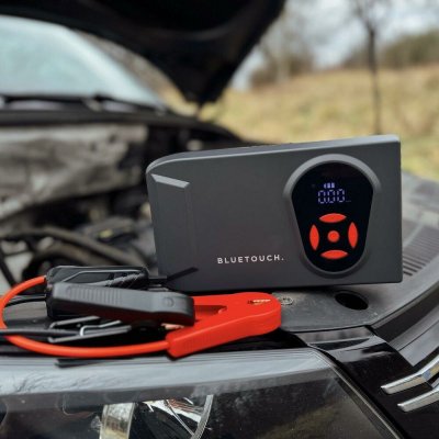 BLUETOUCH U1146 , kompresor, startovací zdroj, 20000mAh, až 150PSI (10,35 barů), až 3000A, černá U1146 – Zboží Živě