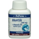 MedPharma Hořčík 300 mg + Vitamín D3 107 tablet – Zboží Dáma