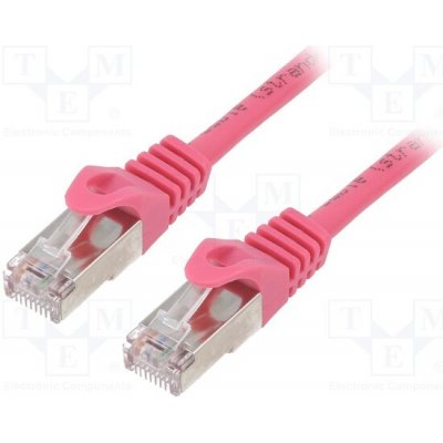 Gembird PP6-5M/RO Patch RJ45, cat. 6, FTP, 5m, růžový – Zboží Mobilmania