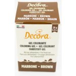 Decora Gelová barva hnědá 28 g – Zbozi.Blesk.cz